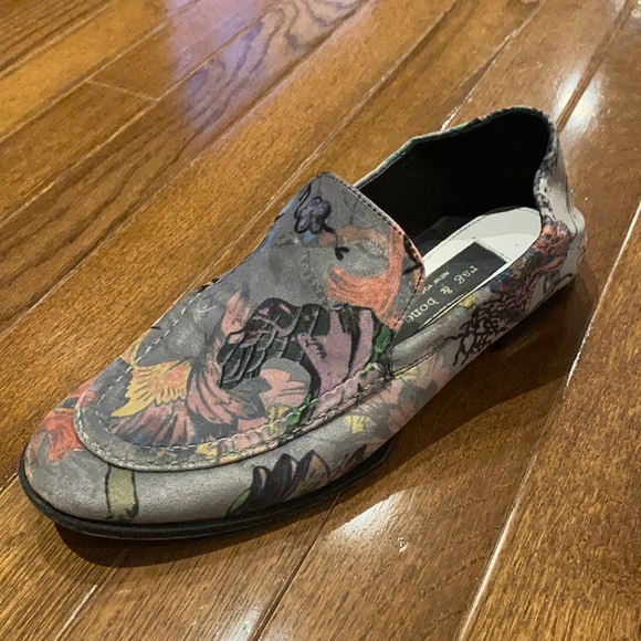 rag & bone flower velvet slides size 7 - Picture 1 of 8